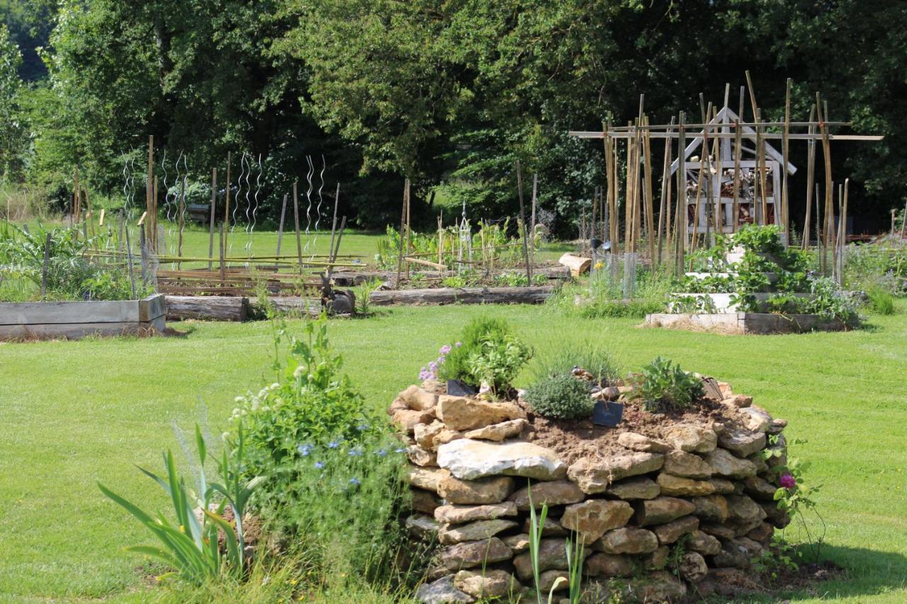 Gîte à l'ombre des chênes Châteauvieux Esterno foto